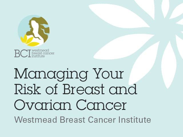 managing risk breast ovarian cancer