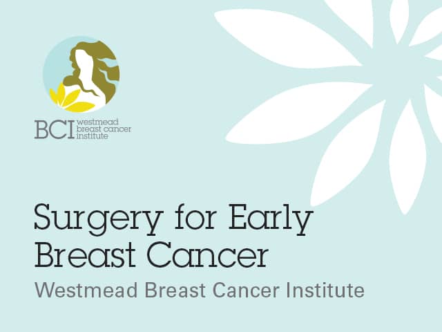 surgery early breast cancer