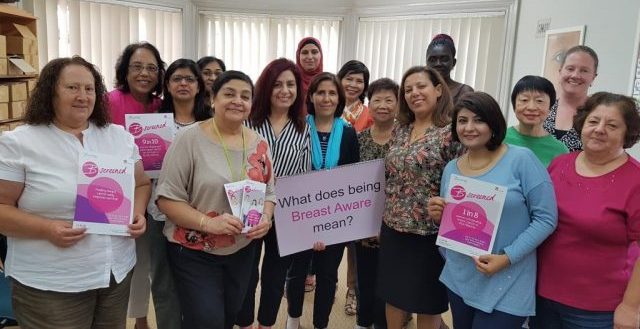 bilingual educators offer breast health info cald communities