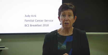 associate professor kirks familial cancer service presentation